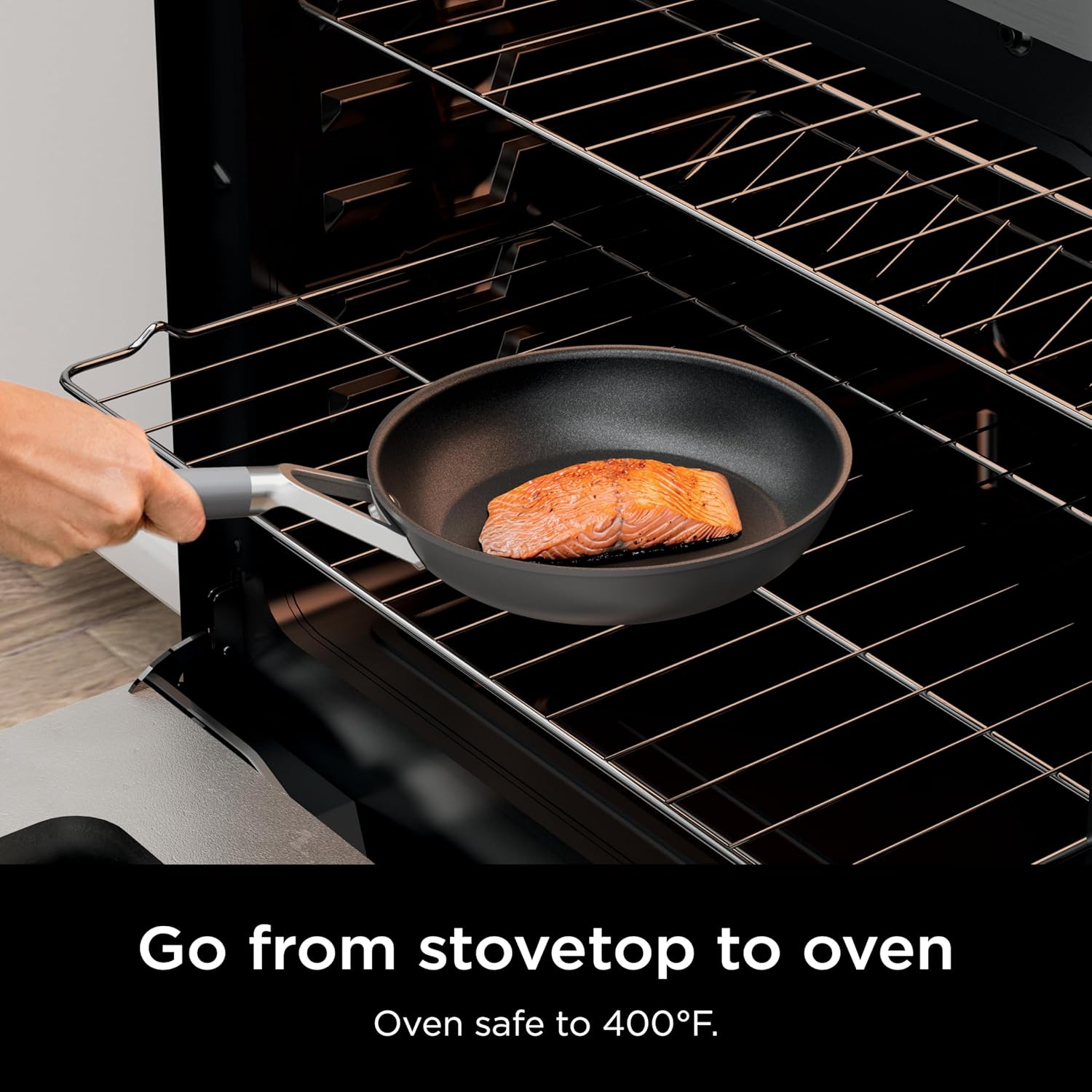 8" Nonstick Fry Pan with Silicone Handles F95656