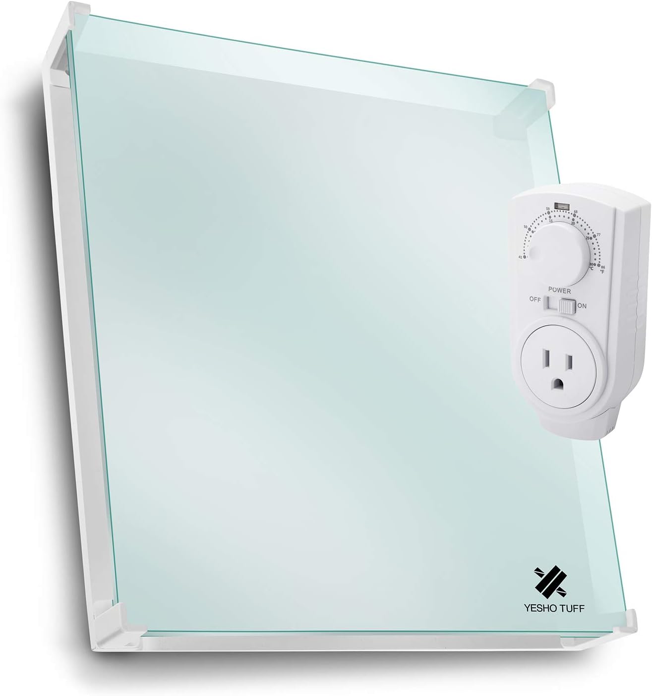 400W Wall Mount Convection Heater with Thermostat H29775