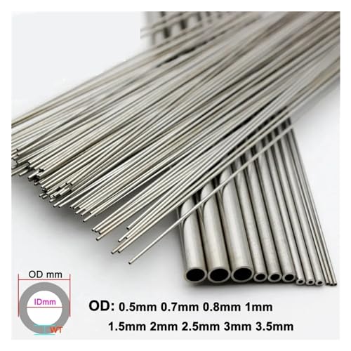 Stainless Steel Tube 304 Capillary Tube 250mm x 4pcs OD3.5mm X ID3mm B59246