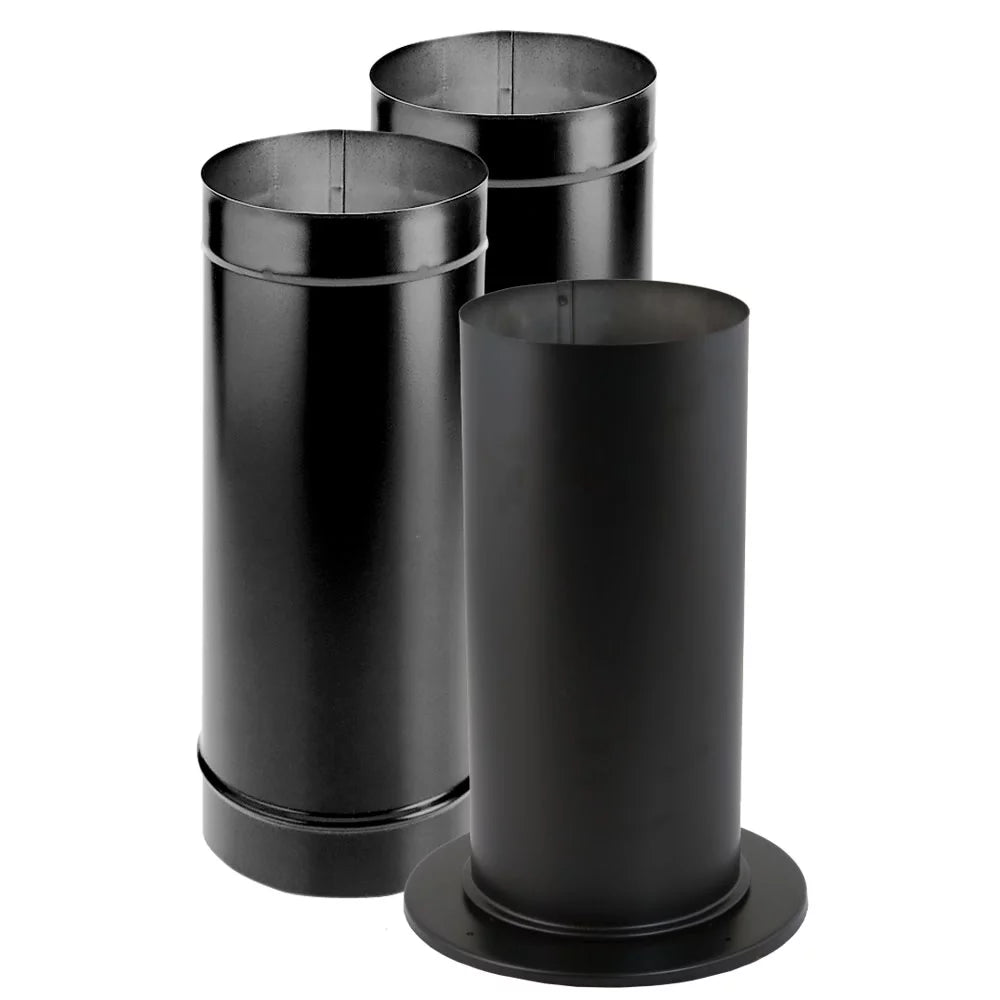 6'' Single Wall Stove Pipe Kit R2979