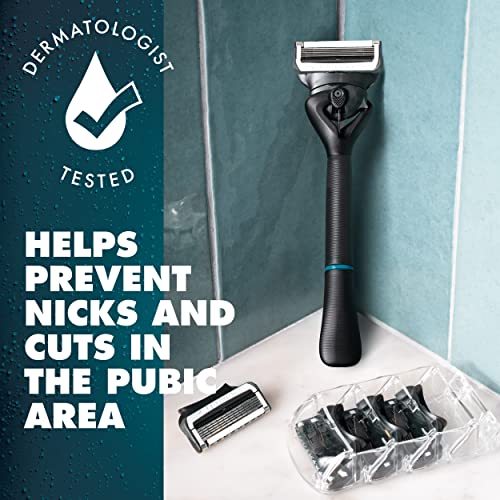 4 Razor Blade Refills with 2x Lubrication Z956
