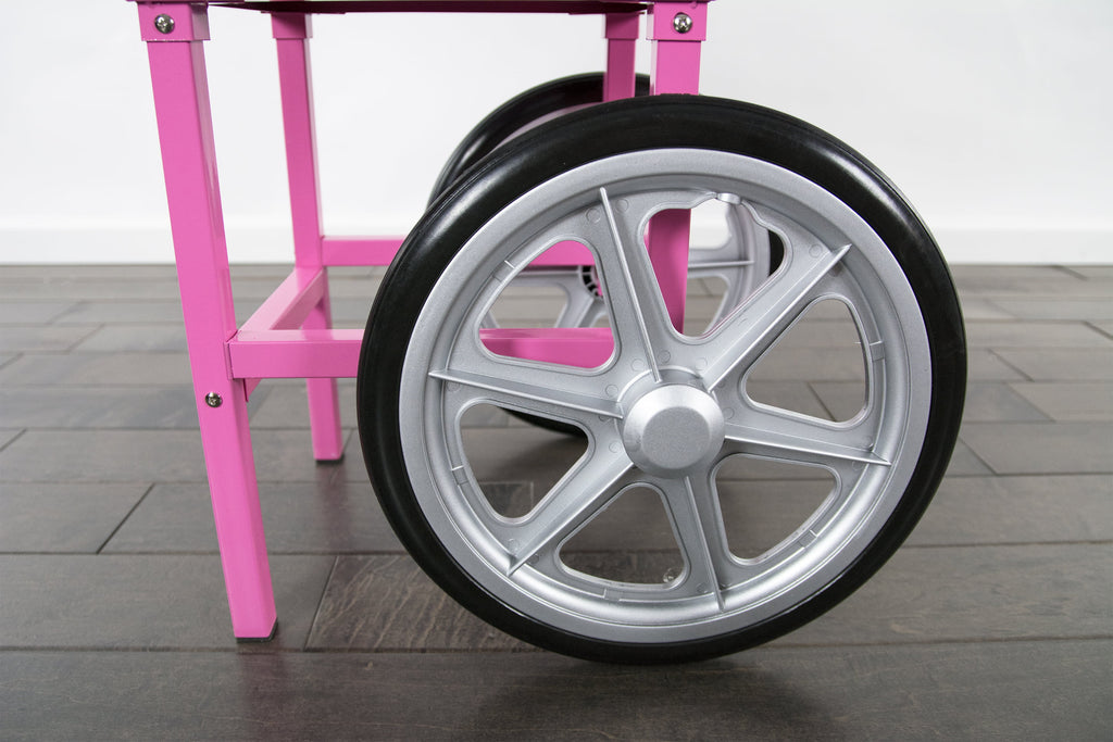 Pink Electric Cotton Candy Machine with Cart Stand S81919