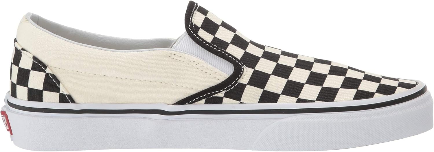 Classic Slip-On Checkerboard Black White Size 10.5 Women 9 Men W84402