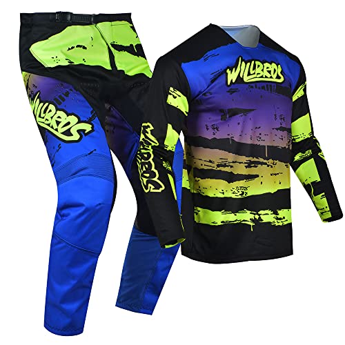 Motocross Jersey Pant Combo Dirt Bike Gear Set X455