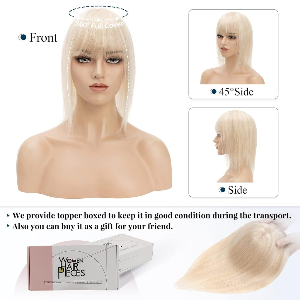 Silk Base Remy Human Hair Topper 12inch 38g D939877