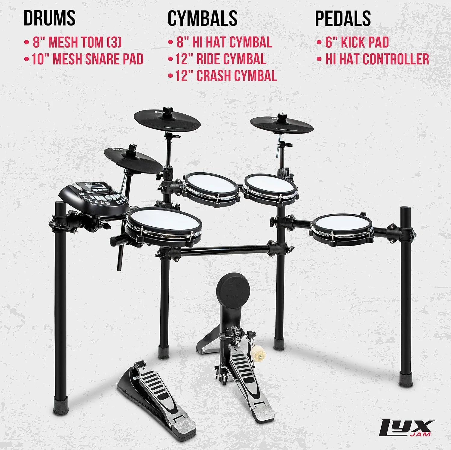 8-Piece Electronic Drum Set W931