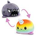 Reversible Narwhal Plushie Pink Blue Q546711