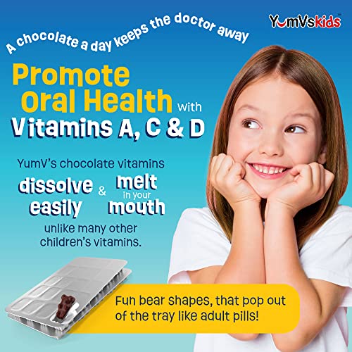 60 Count Kids Multivitamin Chewable Chocolate Bears E213