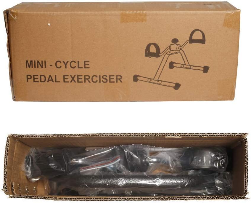 Black Chrome Frame Mini Cycle Exercise Pedals C307