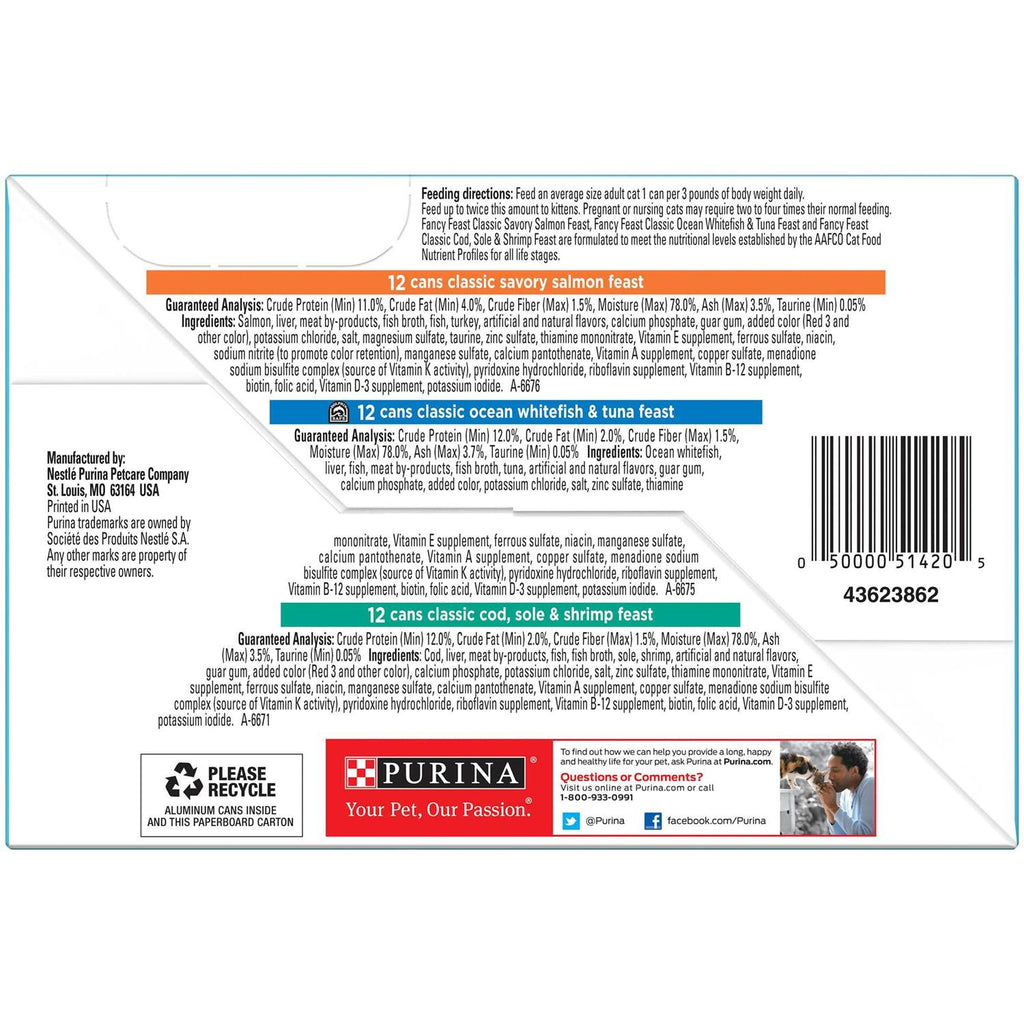 Grain-Free Wet Cat Food Variety Pack A9583
