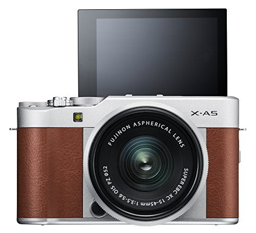 Silver Mirrorless Digital Camera with XC15-45mmF3.5-5.6 OIS PZ Lens B597218