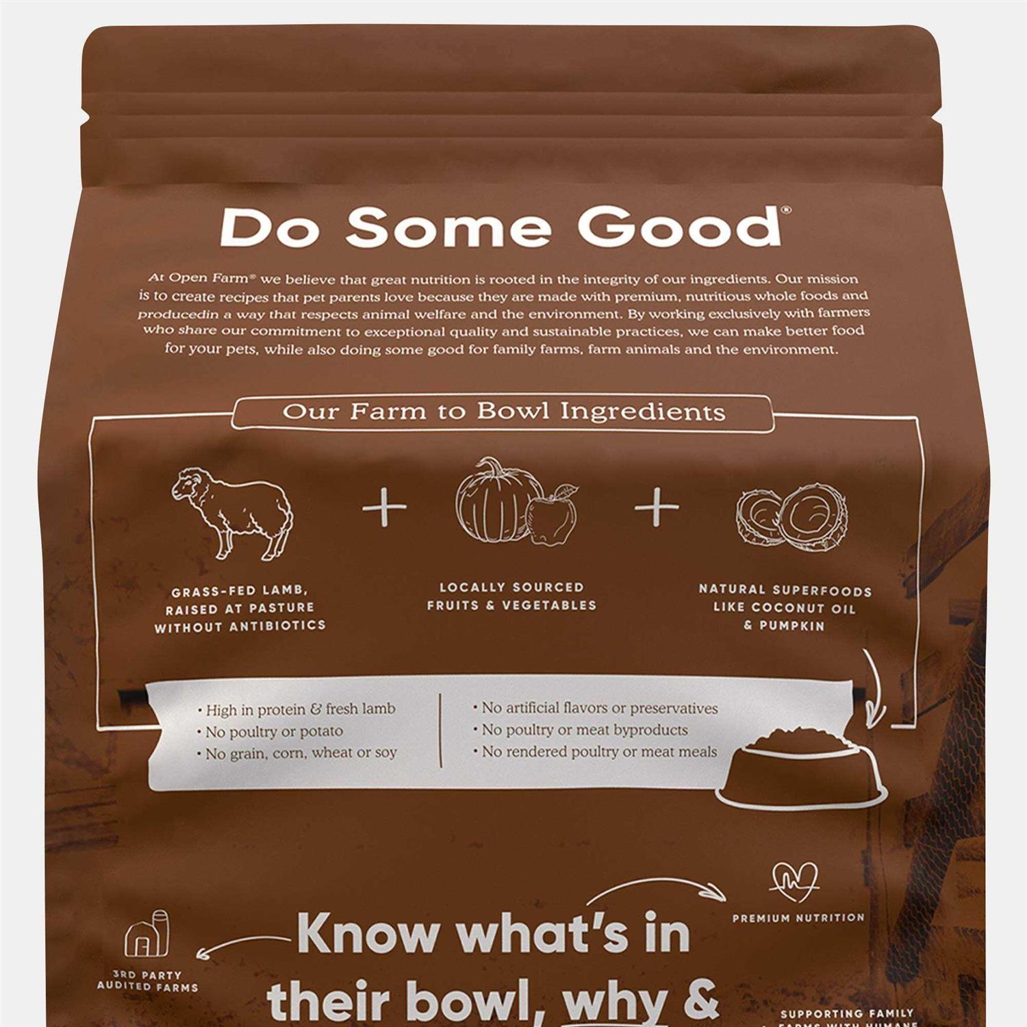 Grain Free Pasture Raised Lamb Dry Cat Food T97897