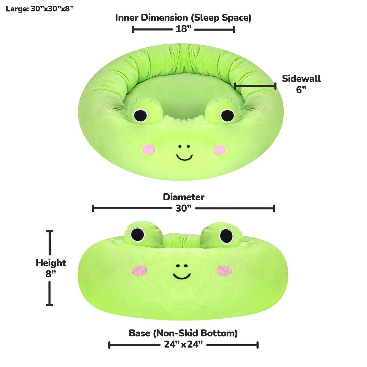 Squishmallows Wendy The Frog Pet Bed D47087