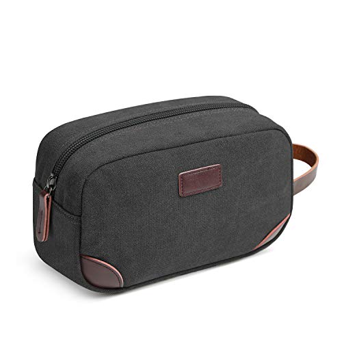 Canvas Travel Toiletry Organizer Bag (Black) E180224