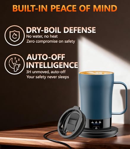 14oz Rechargeable Temperature Control Coffee Mug Z98748