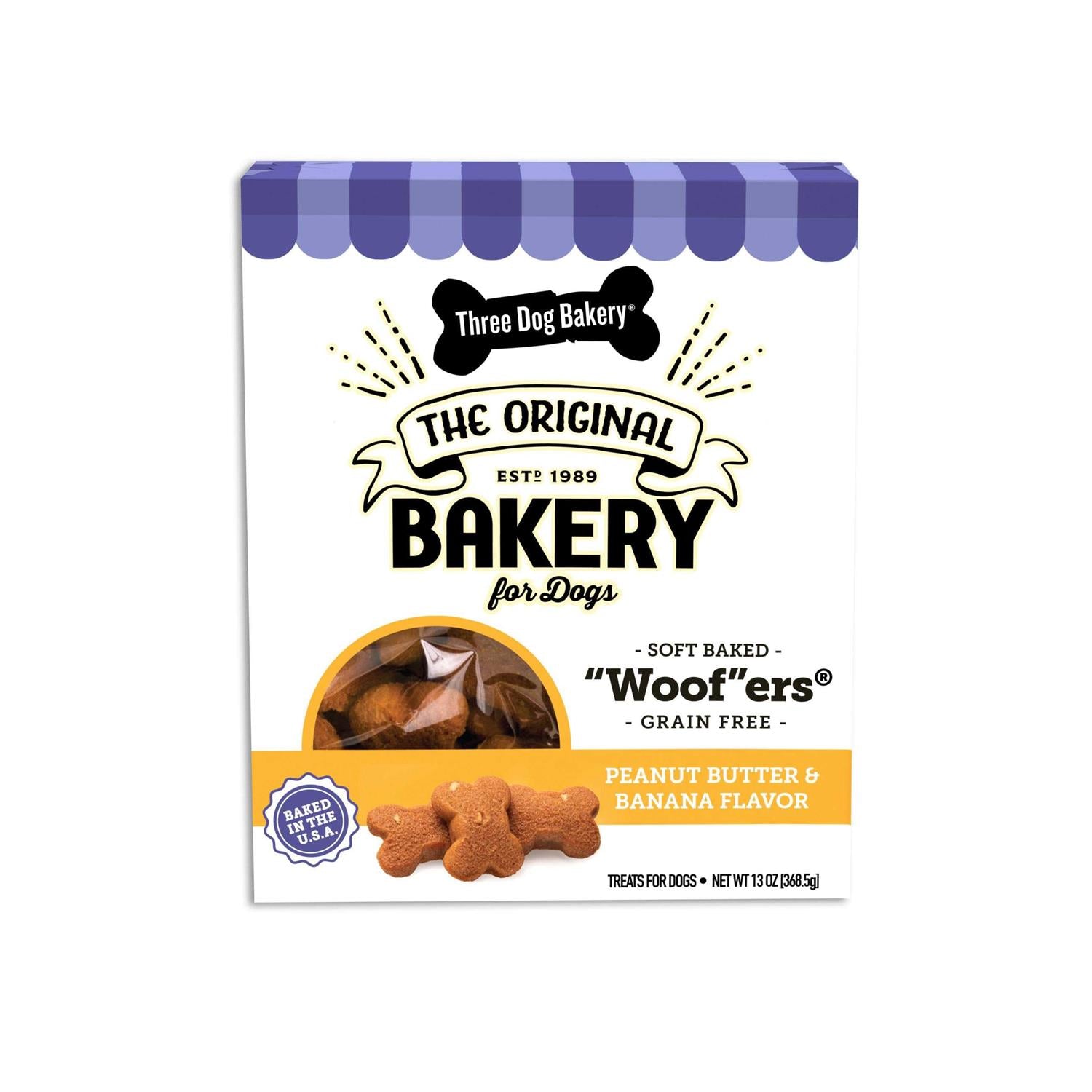 Grain-Free Peanut Butter & Banana Soft-Baked Treats for Dogs Q23897