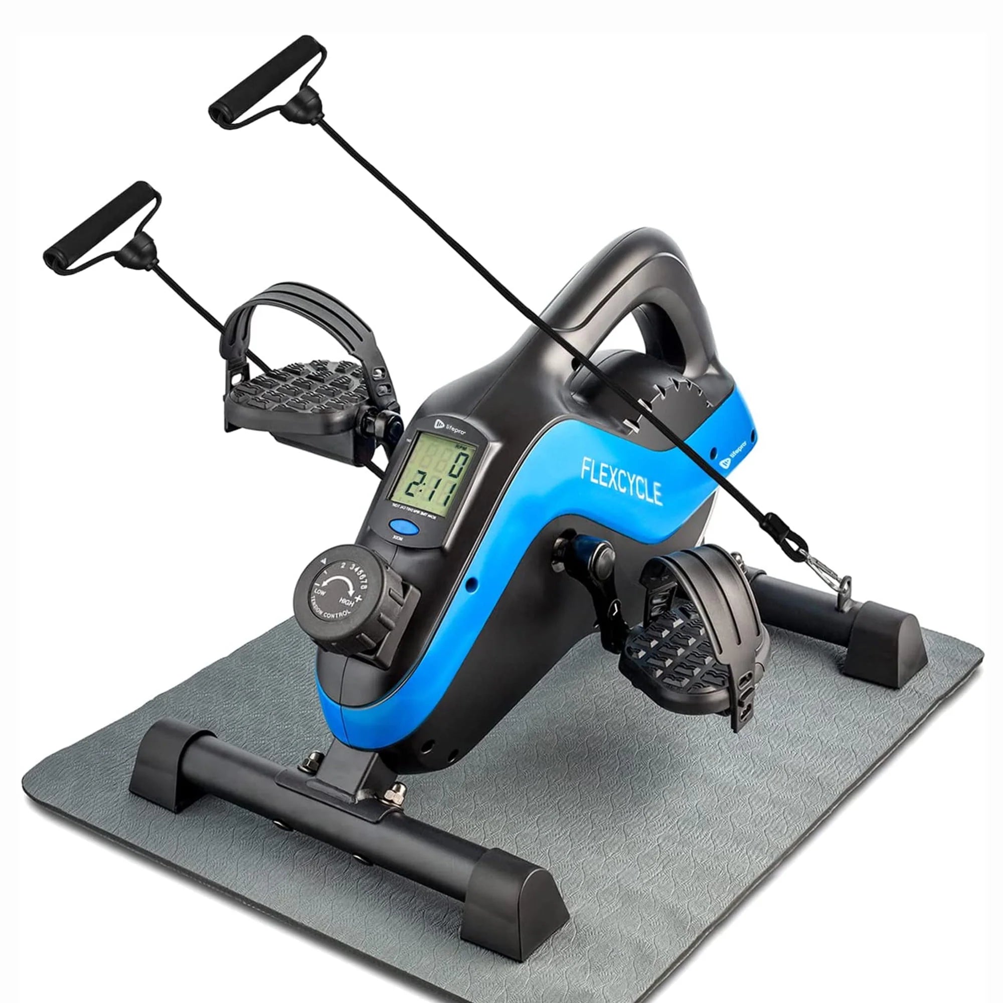 Blue Stationary Bike Pedal Exerciser K762