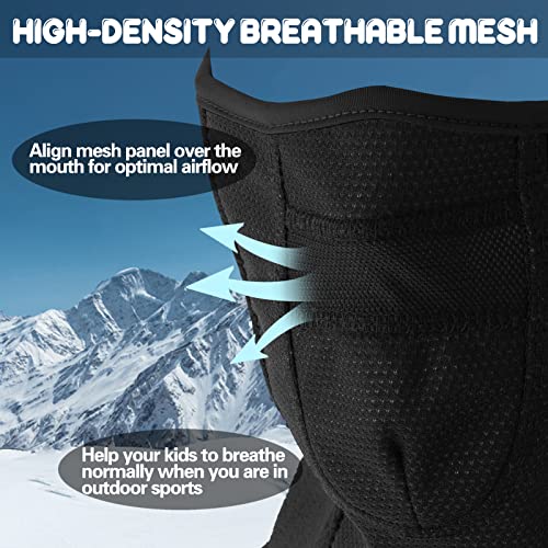 Kids Balaclava Ski Mask Winter Breathable Face Mask Windproof Neck Warmer Y534772