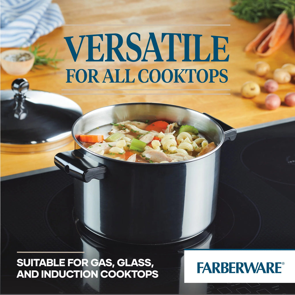 15 Piece Stainless Steel Pots and Pans Set S611768