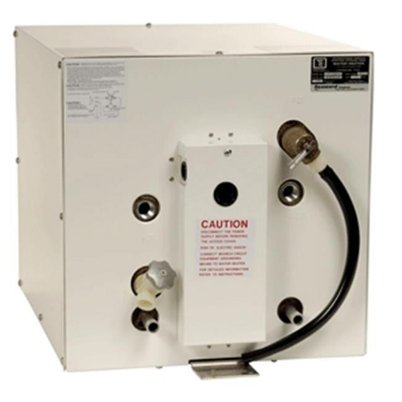 11 Gallon Hot Water Heater with Front Heat Exchanger Epoxy Finish White E3904