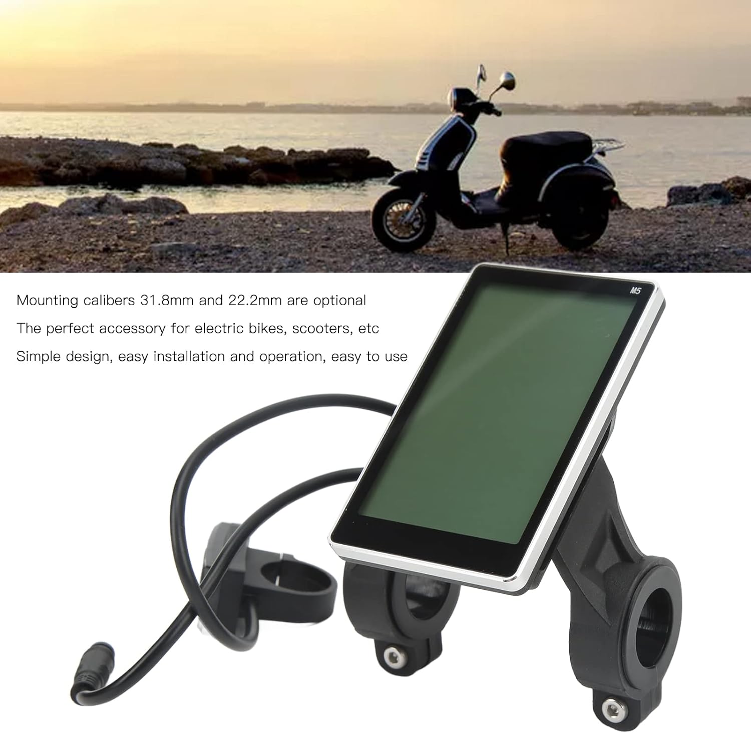 Electric Bike Display M5 LCD 24v 36v 48v 60v F5807