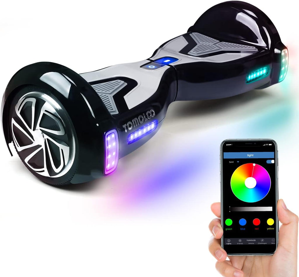 6.5" Wheel Self-Balancing Scooter with Bluetooth Speaker and LED Lights Q657