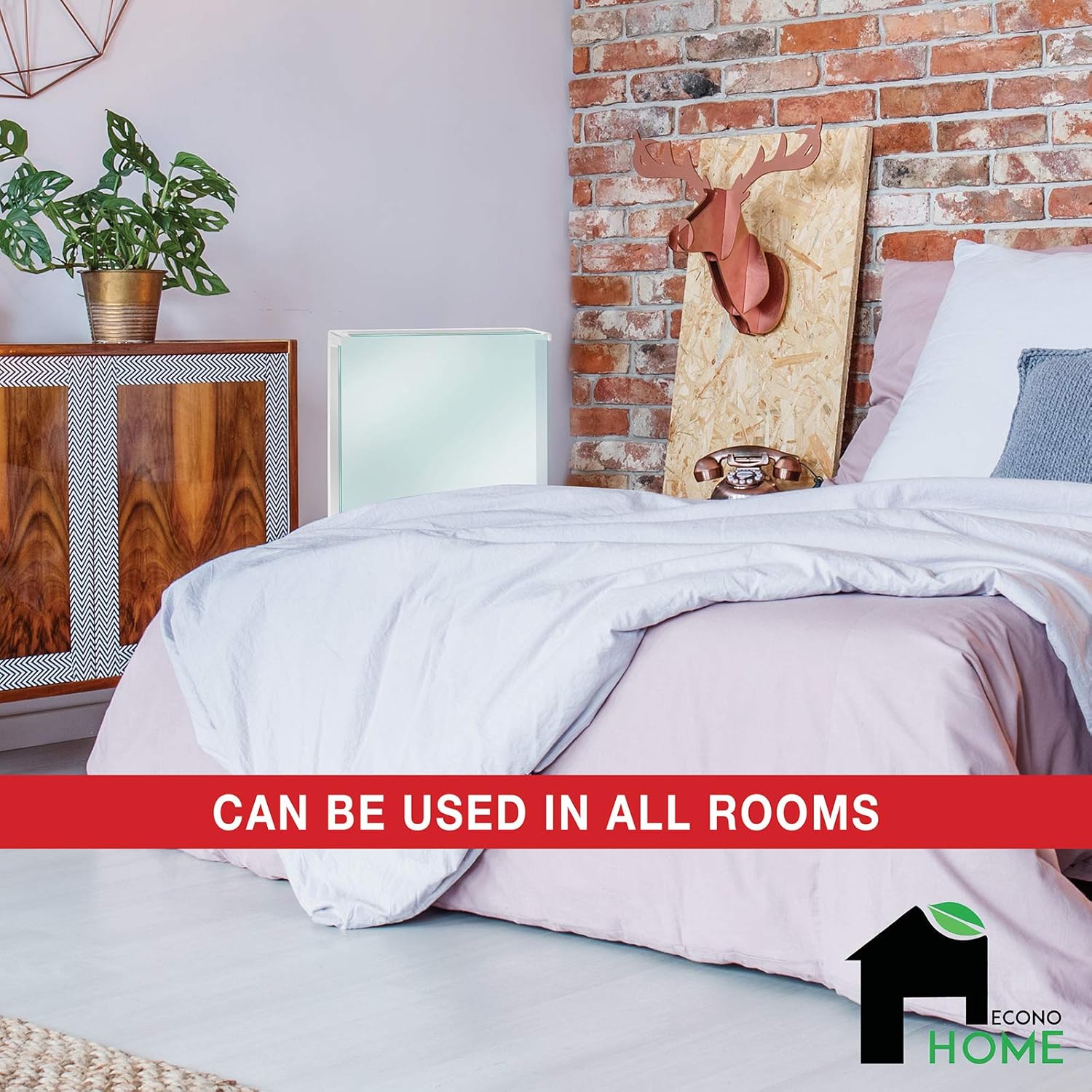 400W Wall Mount Convection Heater with Thermostat H29775