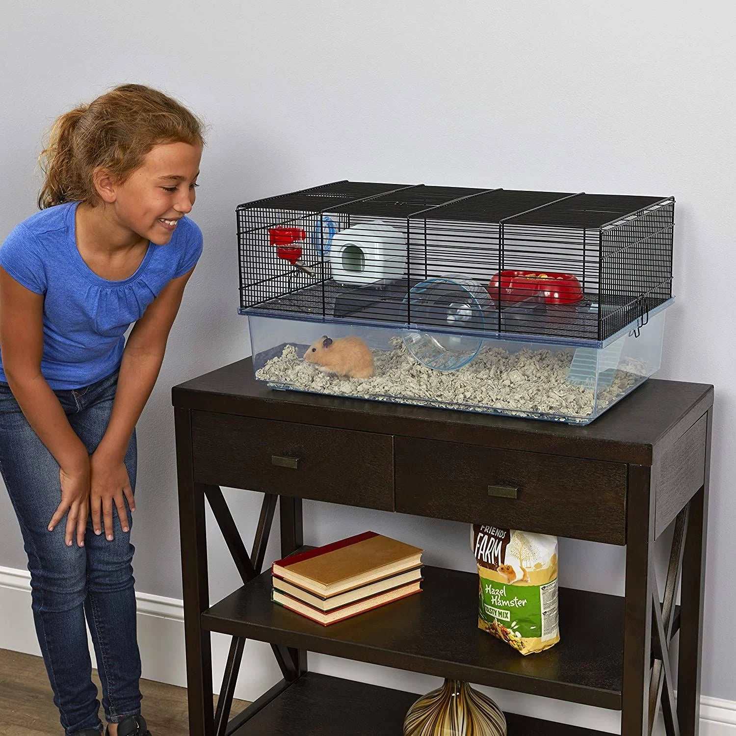 Black Hamster Cage D615