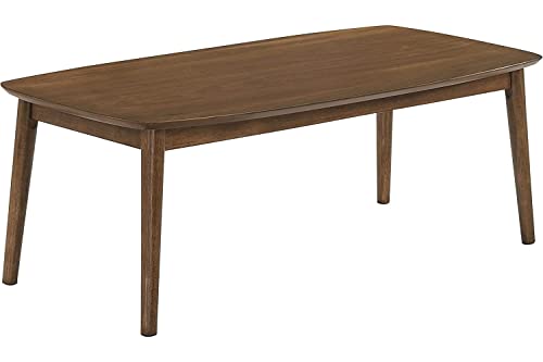 Natural Walnut 3 Piece Wood Coffee Table and End Table Set B37302