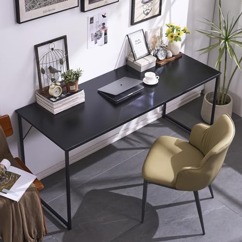 Vintage Computer Desk with Metal Frame H218