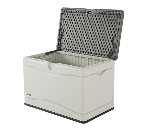 Heavy-Duty Outdoor Storage Deck Box, 150 Gallon, Desert Sand/Brown G905166