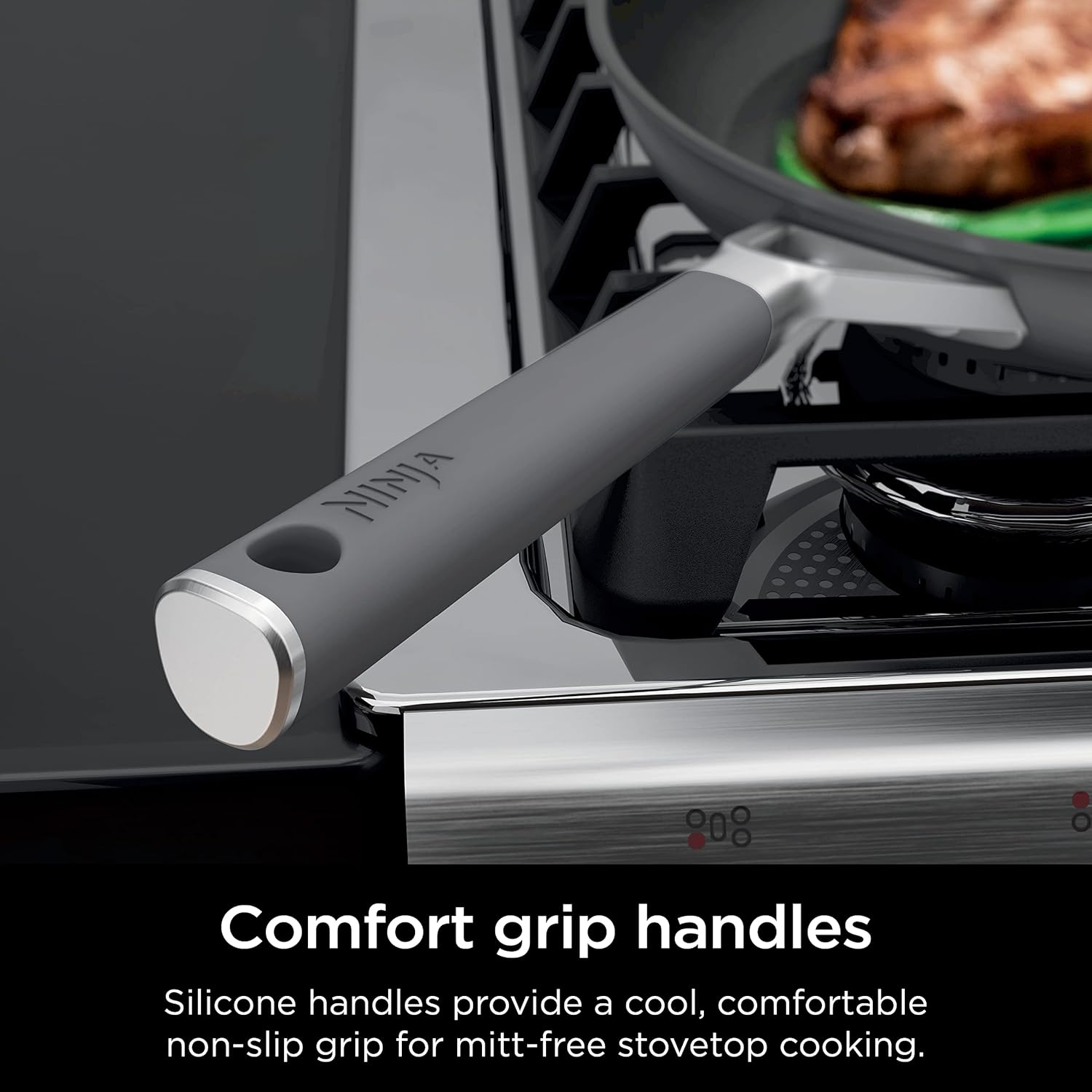 8" Nonstick Fry Pan with Silicone Handles F95656