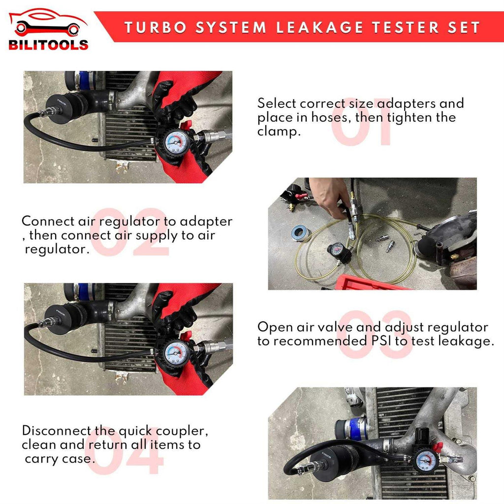 9-Piece Turbo Leak Tester Set F672