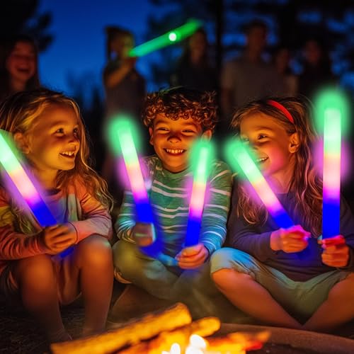 White Light-Up Foam Sticks 68 Pack C45792