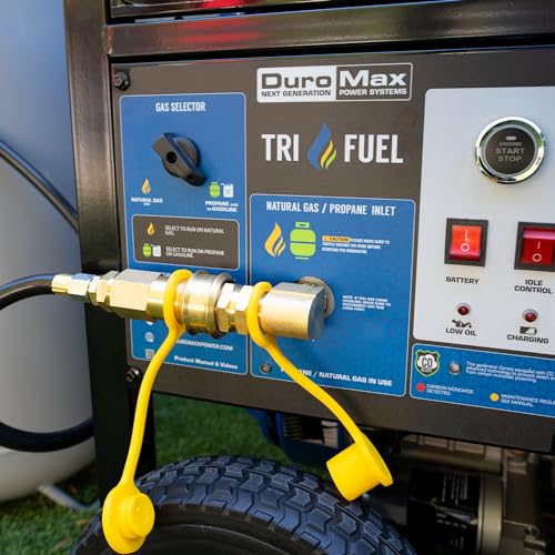 13,000-Watt 500cc Tri Fuel Gas Propane Natural Gas Portable Generator with CO Alert N912974