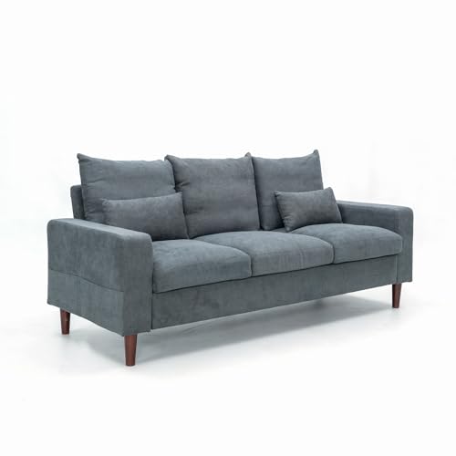 Grey Fabric 3-Seater Sofa T16236