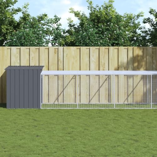 Galvanized Steel Chicken Cage with Extended Run E35298