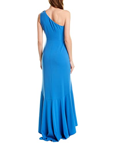 One Shoulder Crepe Gown N731