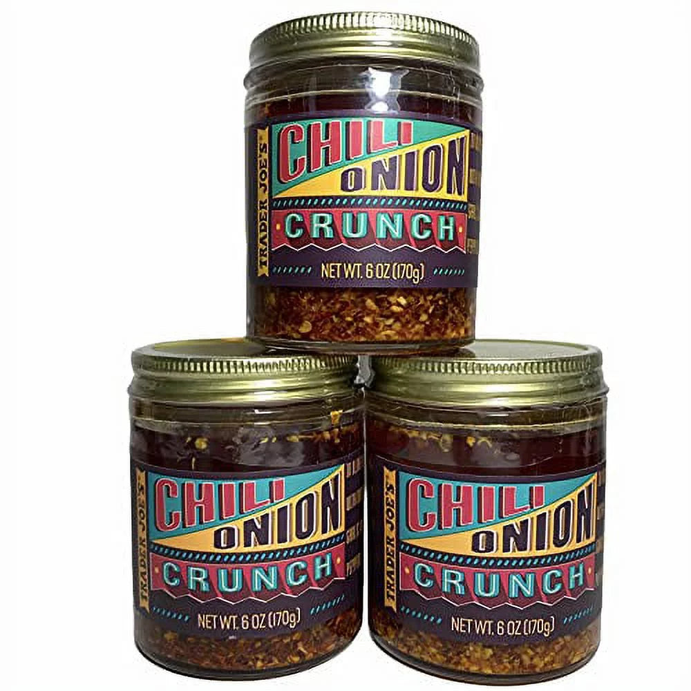 Chili Onion Crunch, 6 oz (Pack of 3) O2773