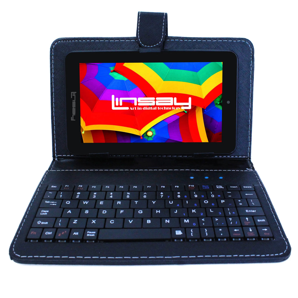 7" Tablet Quad Core 2GB RAM 64GB Storage Android 13 Black U304