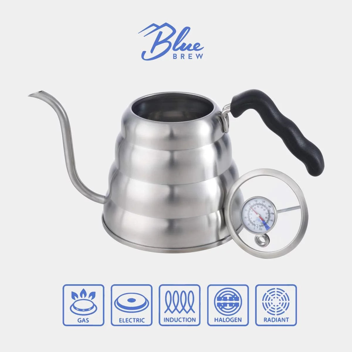 40 Fl Oz Stainless Steel Gooseneck Kettle R918016