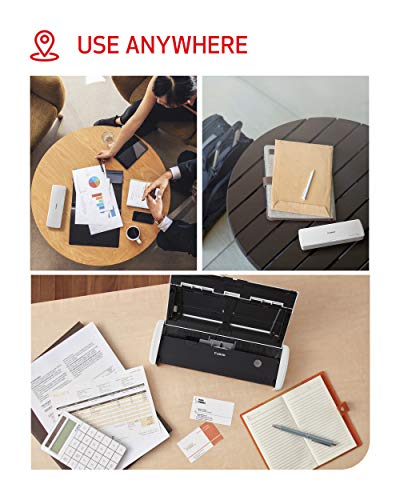 Portable Document Scanner, USB Powered, Duplex Scanning, Document Feeder E66657