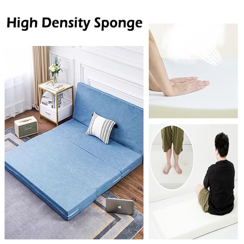 Folding Double Mattress with Washable Cover K356819