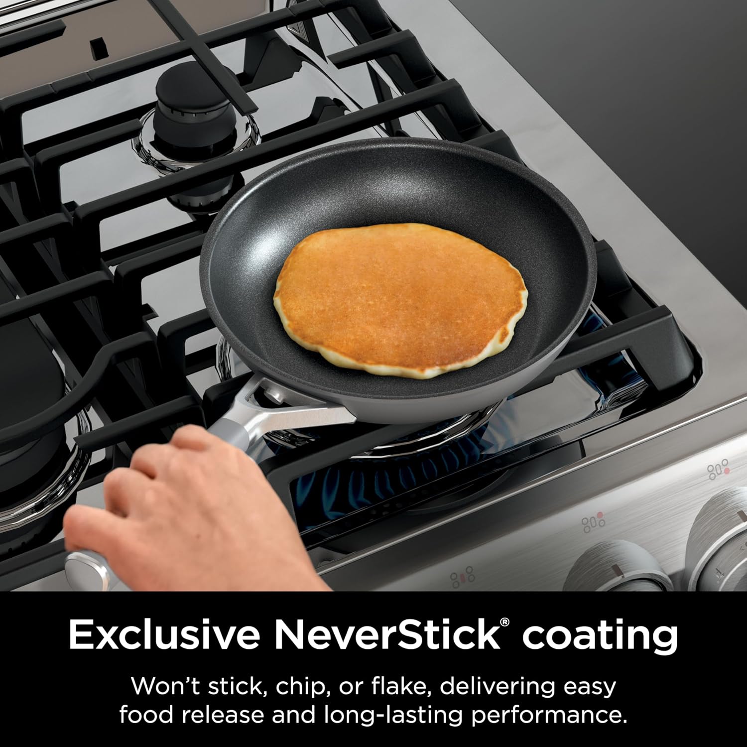 8" Nonstick Fry Pan with Silicone Handles F95656