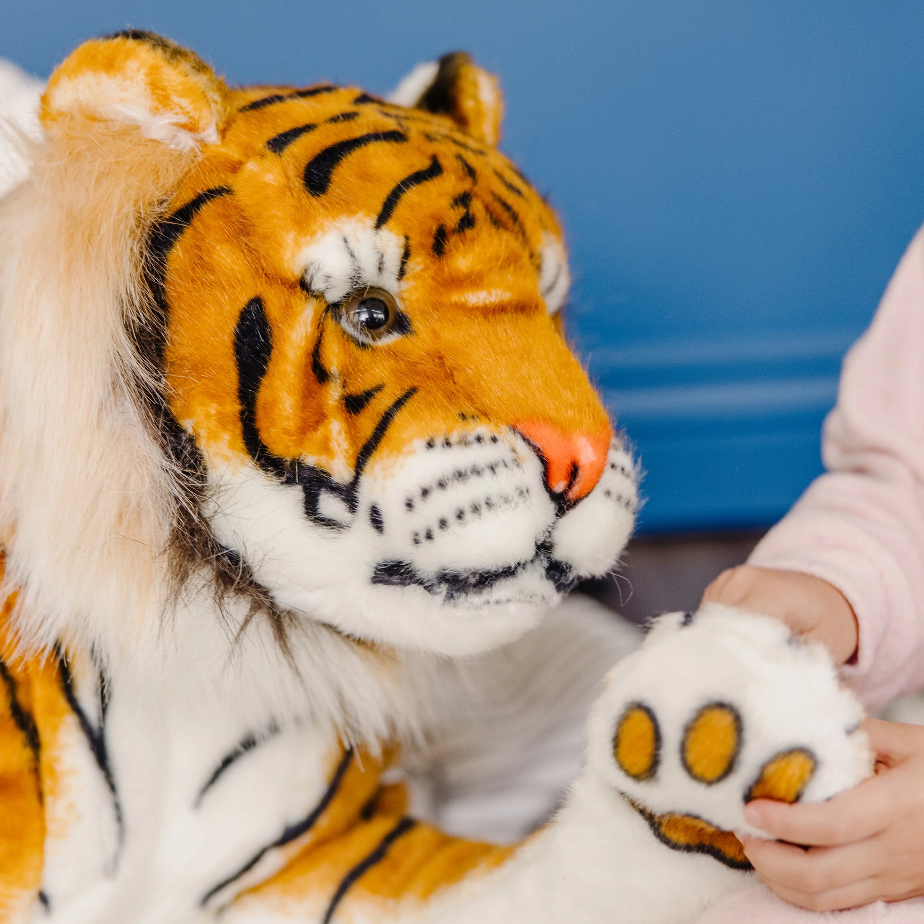 Giant Tiger Stuffed Animal Over 5 Feet Long R189