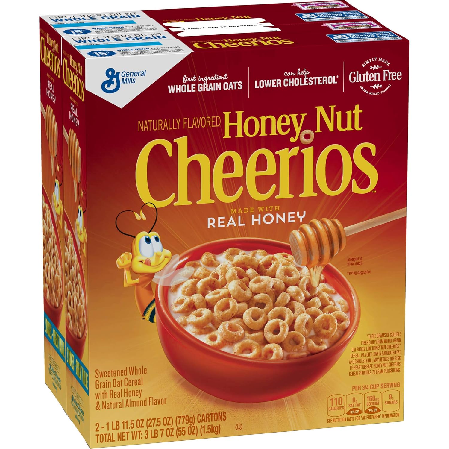 55 oz. Honey Nut Cheerios (Pack of 2) X566097