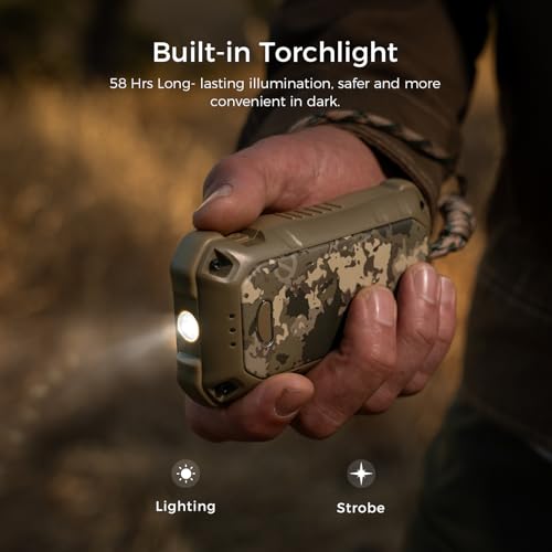 IP56 Waterproof Rechargeable 10000mAh Hand Warmer with Torchlight W37701