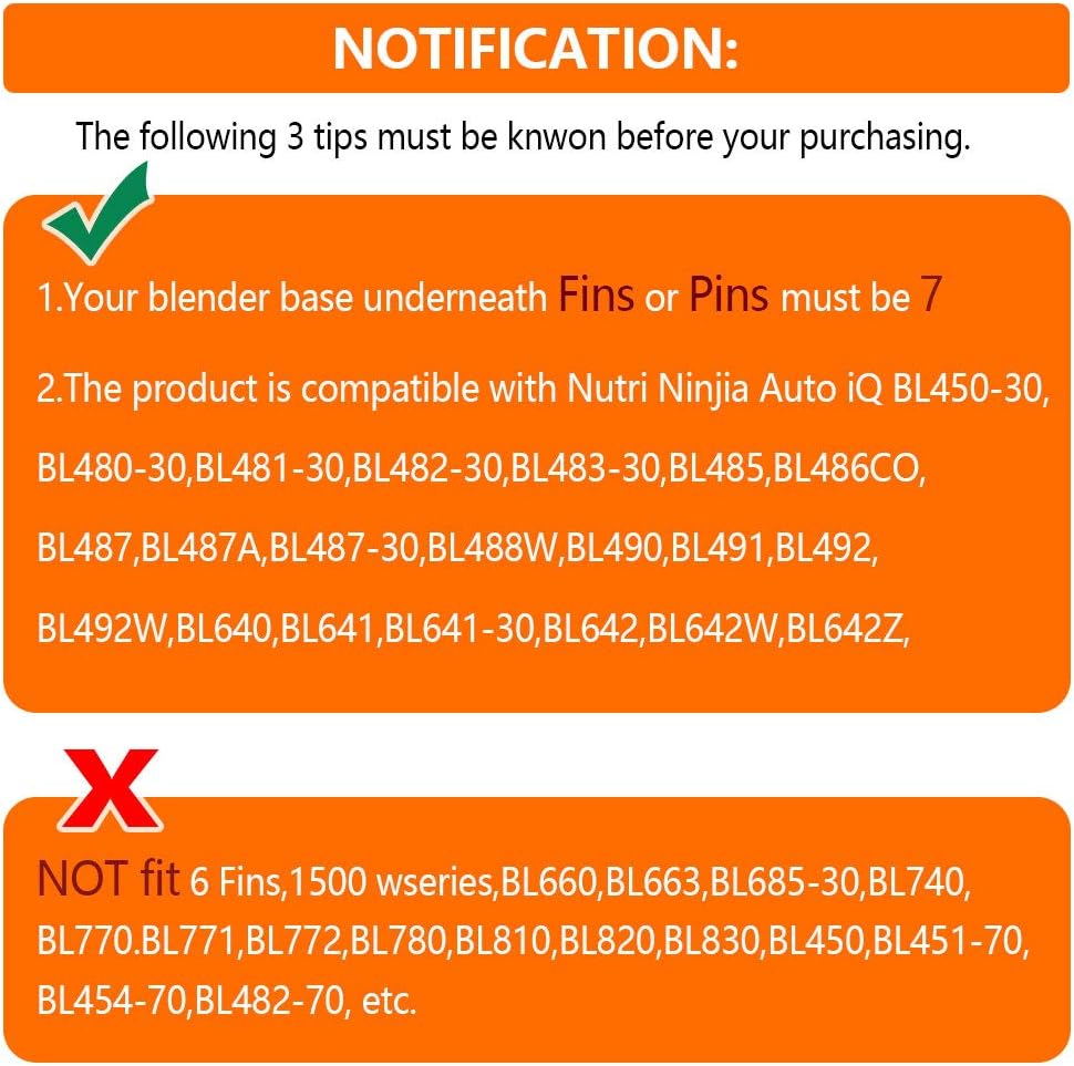Blender Replacement Parts (7 Fins) N8359