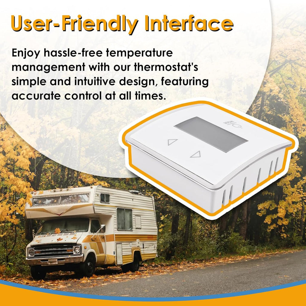 RV Single Zone Wall Thermostat Digital Temperature Display Replacement Q175