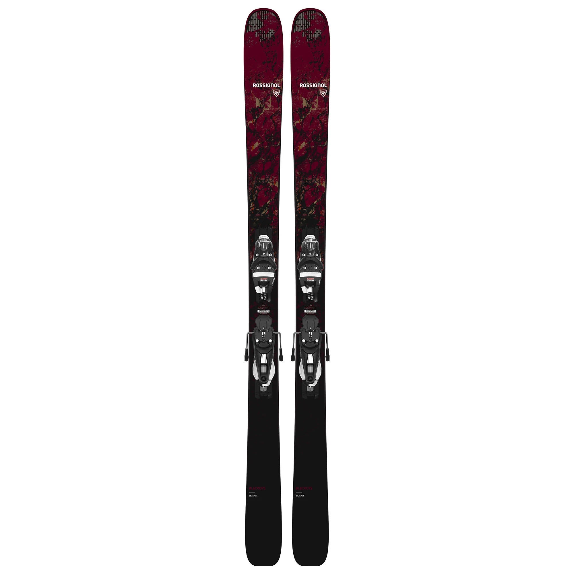 Red Skis with Bindings C772